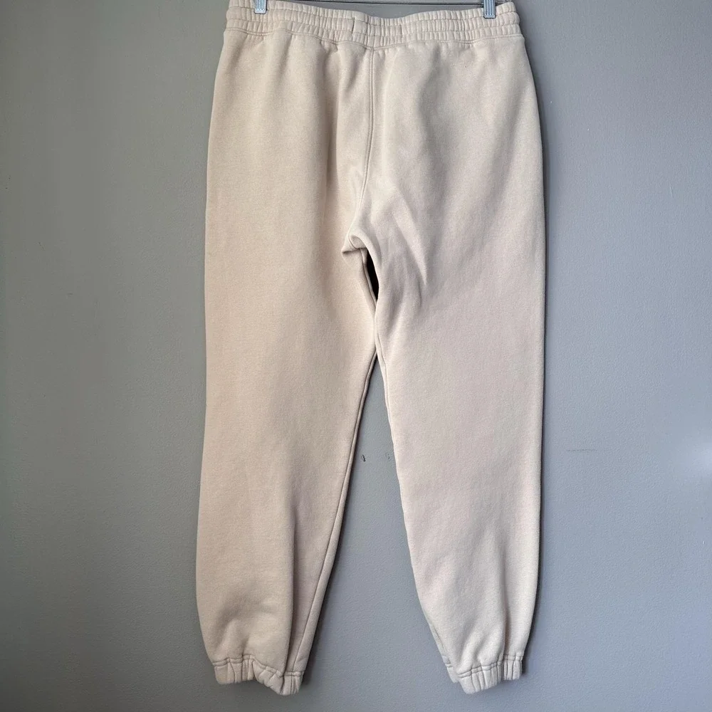 Hollister‎ Mens Large Beige Tan Relaxed Jogger Sweatpants Neutral Elastic Waist
